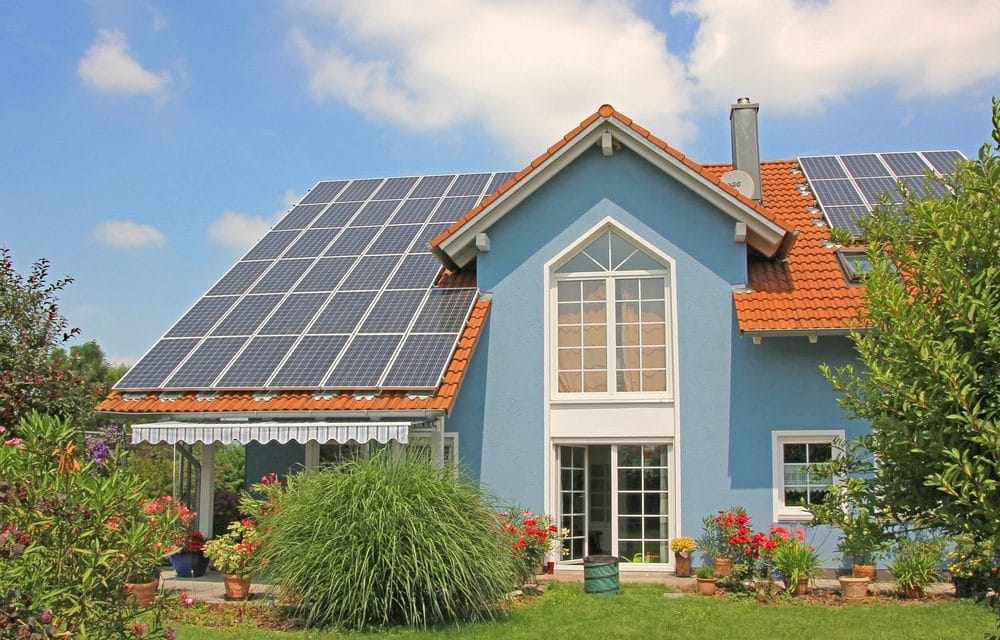 House Built With Solar Panels